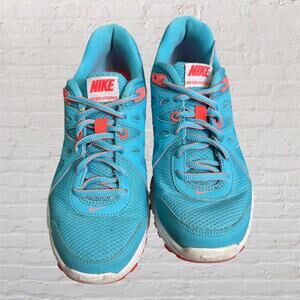 Nike Revolution Running Shoes Women’s 6.5 Teal Blue Pink Athletic Sneakers‎